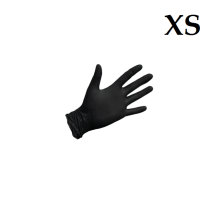 Перчатки нитриловые Benovy XS (100 шт.) Черный