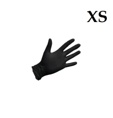 Перчатки нитриловые Benovy XS (100 шт.) Черный