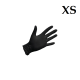 Перчатки нитриловые Benovy XS (100 шт.) Черный