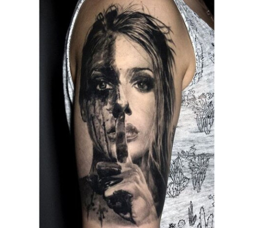 Краска World Famous Tattoo Ink Erich Rabel Greywash Set (6 пигментов)
