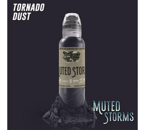 Краска World Famous Tattoo Ink Poch Muted Storms - Tornado Dust