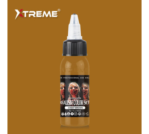 Тату краска Xtreme Ink Chest Brown - Ato Legaspi
