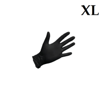 Перчатки нитриловые Benovy XL (100 шт.) Черный