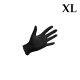 Перчатки нитриловые Benovy XL (100 шт.) Черный