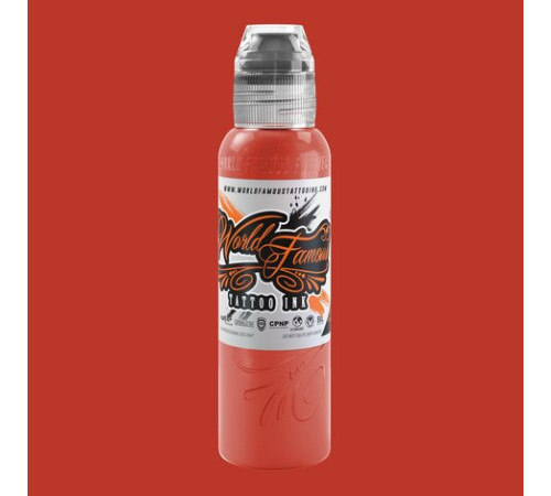 Краска World Famous Tattoo Ink Dima NBK - Fire Red #1 - 30 мл