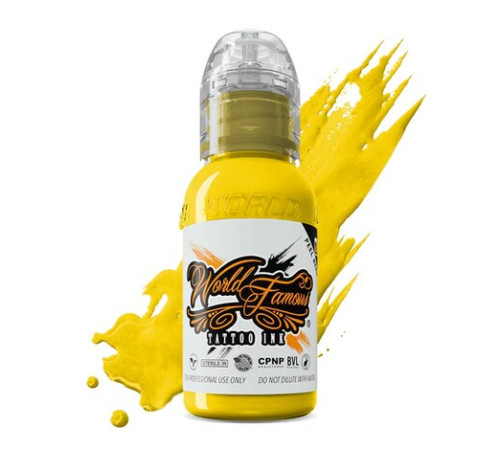 Краска World Famous Tattoo Ink Illuminati Yellow