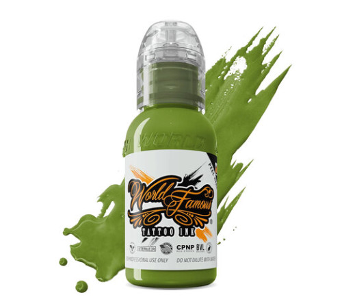Краска World Famous Tattoo Ink Vincent Zaterra - Musk Lime