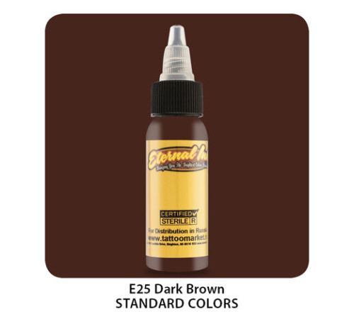Тату краска Eternal Dark Brown