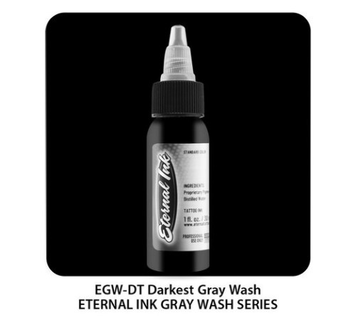 Тату краска Eternal Darkest Gray Wash