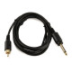 Клип-корд для тату машинки InkJecta RCA Cable in Black 2.5м