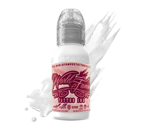 Краска World Famous Tattoo Ink Pink Ribbon Series - Portrait White