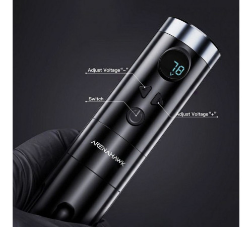 Тату машинка Arenahawk A-Power 4.0 (black) WQP-023