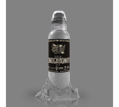 Краска World Famous Tattoo Ink Poch's Monochromatic - HB