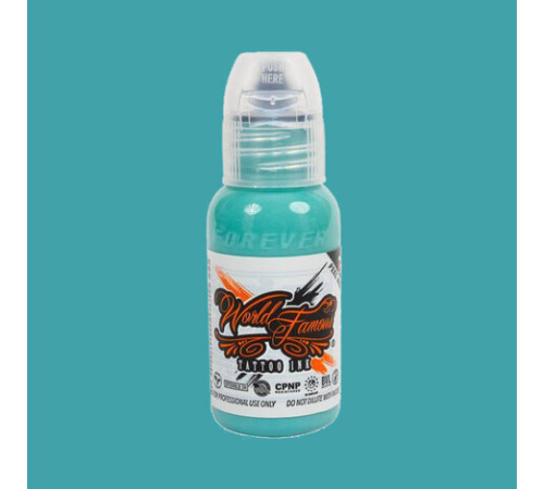 Краска World Famous Tattoo Ink Andrey Kolbasin - Blue Spruce - 30 мл