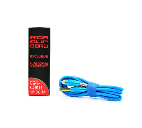 Клип-корд RCA CLC042-2 (3A - 1,8м) Blue