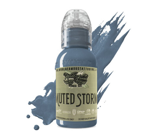 Краска World Famous Tattoo Ink Poch Muted Storms - Tsunami