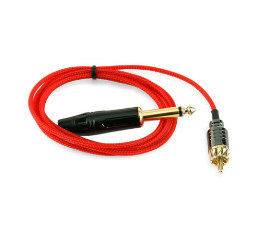 Клип-корд для машинки Кабель RCA (red)