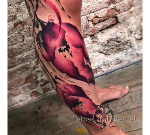 Краска World Famous Tattoo Ink Ryan Smith Ornamental Ink Set (4 пигмента)