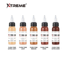 Тату краска Xtreme Ink Flesh Tone Set