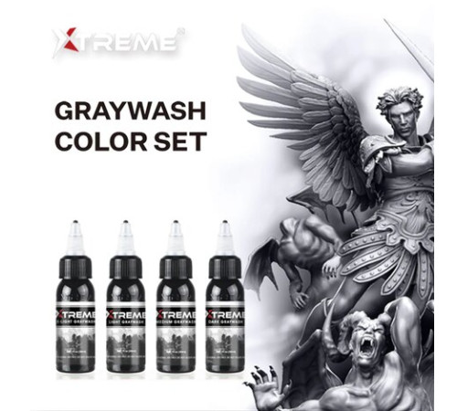 Тату краска Xtreme Ink Greywash Set