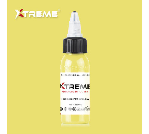Тату краска Xtreme Ink Highlighter Yellow