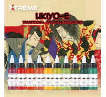 Тату краска Xtreme Ink Ukiyo-E Traditional Japanese Color Set