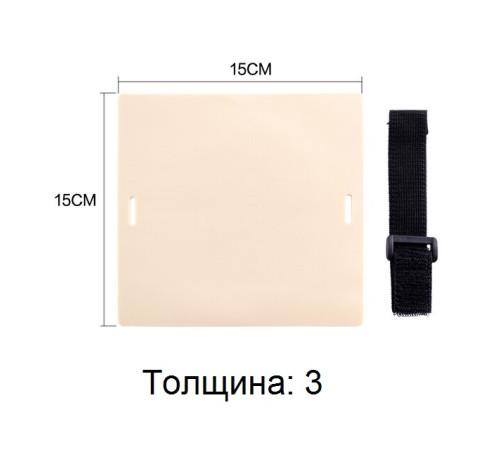Искусственная кожа для практики тату 150x150 мм (3 мм) TA-412A