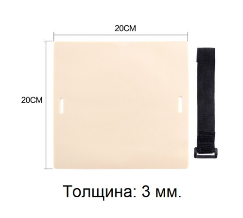 Искусственная кожа для практики 200x200 мм (3 мм) TA-412B