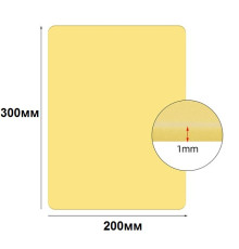 Искусственная кожа для практики тату 200x300 мм TA-446