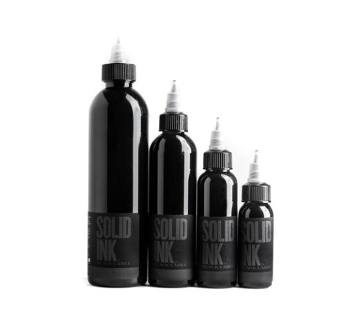 Тату краска Solid Ink Lining Black