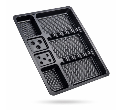 Лоток тату мастера для расходников UNISTAR Tray Black