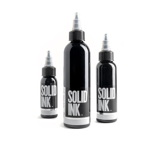 Тату краска Solid Ink Matte Black