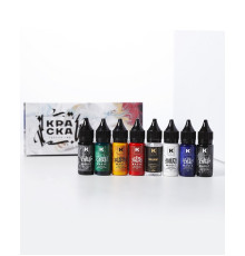 Набор тату краска ink - True Magic - 8 шт по 15 мл