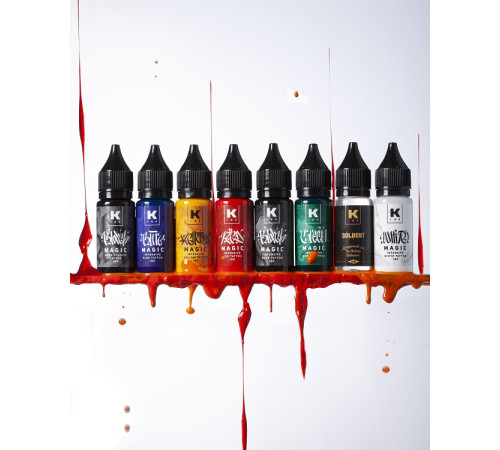 Набор тату краска ink - True Magic - 8 шт по 15 мл