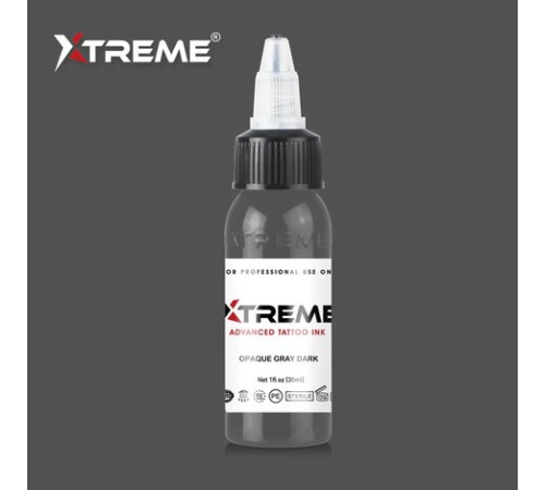 Тату краска Xtreme Ink Opaque Gray Dark