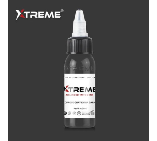 Тату краска Xtreme Ink Opaque Gray Extra Dark