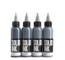 Тату краска Solid Ink Opaque Grey Set