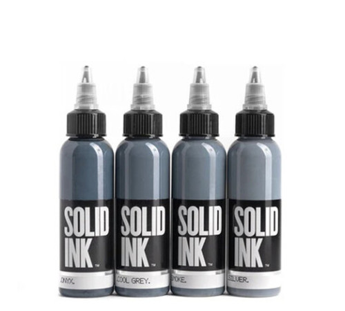 Тату краска Solid Ink Opaque Grey Set