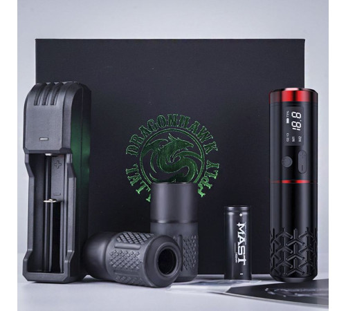 Беспроводная тату машинка Dragonhawk Armor Wireless PRO Black