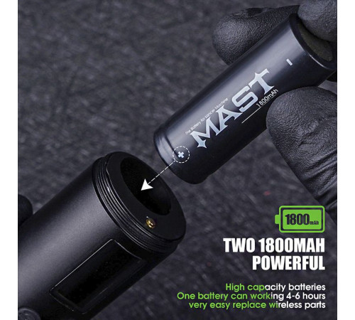 Беспроводная тату машинка Dragonhawk Armor Wireless PRO Black