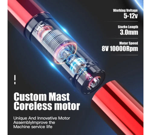Беспроводная тату машинка Mast Tour Y22 Purple