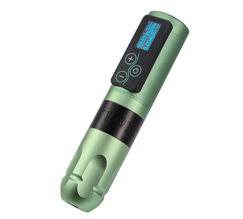 Беспроводная тату машинка Ambition Vibe Green-Black