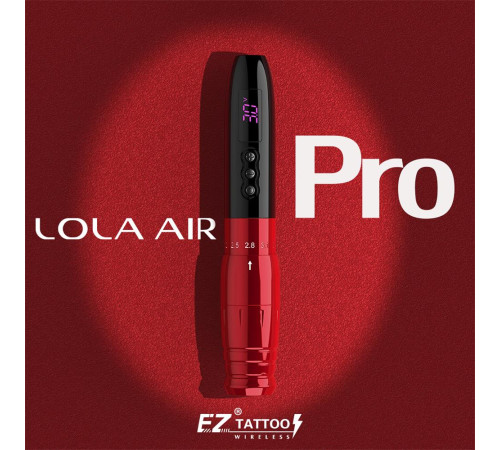 Беспроводная тату машинка EZ Lola Air Pro Red