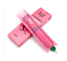 Барьерная защита на тату машинки AVA Pen Sleeve Pink 60x180 мм (100 шт.)