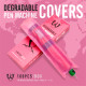 Барьерная защита на тату машинки AVA Pen Sleeve Pink 60x180 мм (100 шт.)