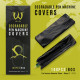 Барьерная защита на тату машинки AVA Pen Sleeve Black 60x180 мм (100 шт.)