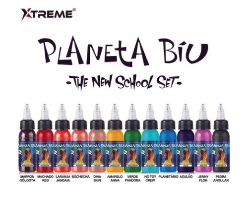 Тату краска Xtreme Ink Planeta Biu Color Set