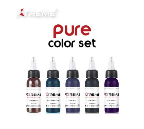 Тату краска Xtreme Ink Pure Color Set