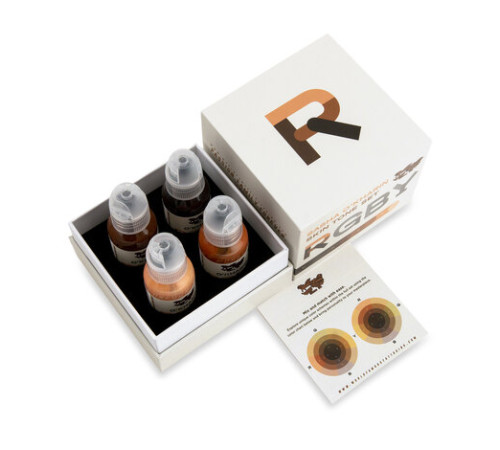 Тату-краска World Famous Tattoo Ink Sasha O'Kharin RGBY Skin Tone Set (16 пигментов)