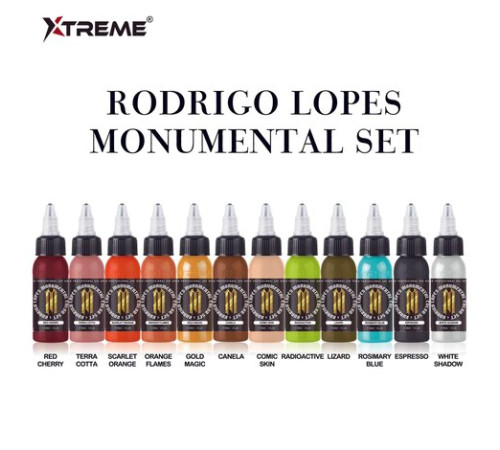 Тату краска Xtreme Ink Rodrigo Lopes Monumental Set